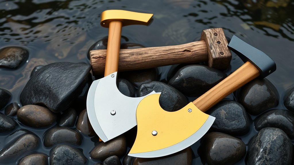 The Golden Axe and Silver Axe - Korean Honesty Parable