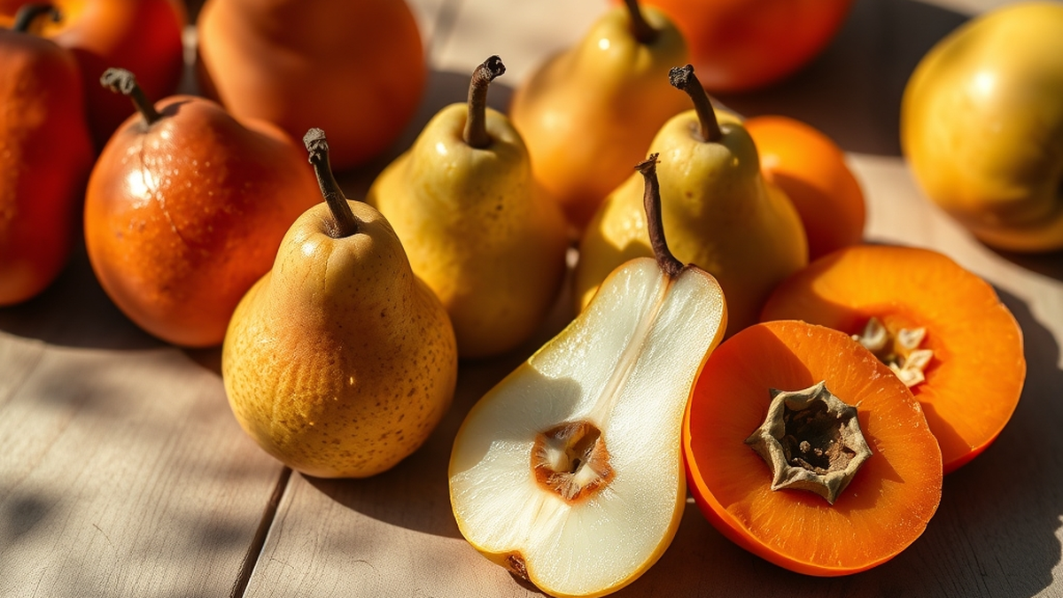 The Magic of Pear and Persimmon in Early Autumn - The Persimmon: From Firm to Silky
